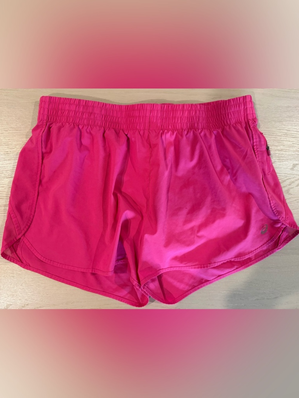 Asics Hot Pink Women's Running Shorts XL